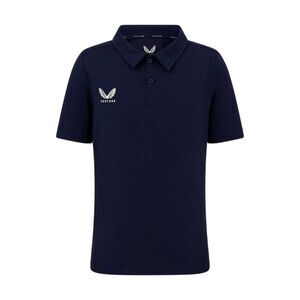 Castore Childrens/Kids Chest Logo Short-Sleeved Polo Shirt / Peacoat